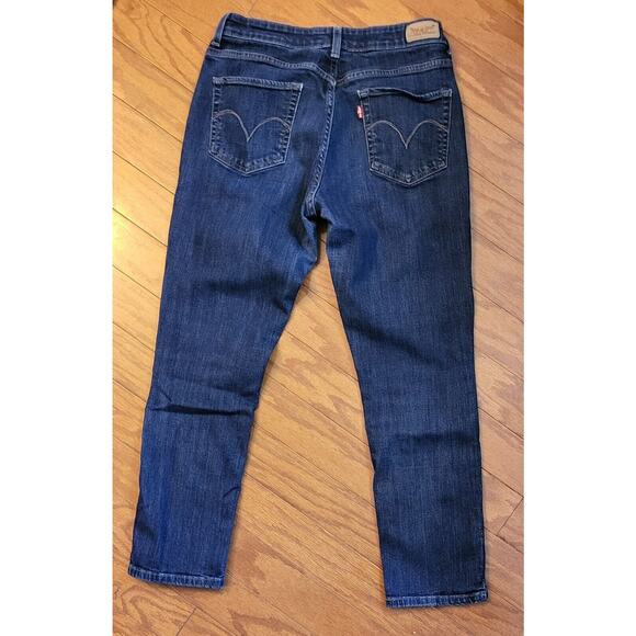 Levi's Jeans Womens Size 12 S/C Dark Blue Mid-Rise Skinny Denim Pants 26" Inseam - Picture 14 of 15